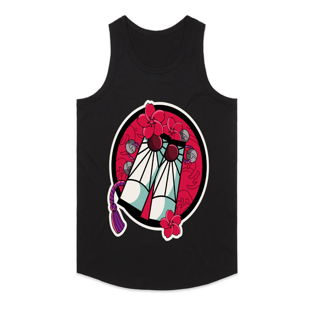 Elegant Demon Slayer Hanafuda Earring T-Shirt – Iconic Samurai-Inspired Aesthetic