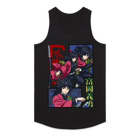 Demon Slayer Giyu Tomioka T-Shirt – Water Hashira Battle Stance