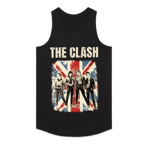 The Clash Vintage Union Jack Punk Rock T-Shirt