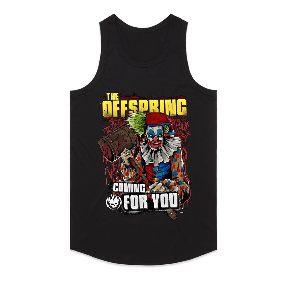 The Offspring "Coming for You" Creepy Clown Punk Rock T-Shirt