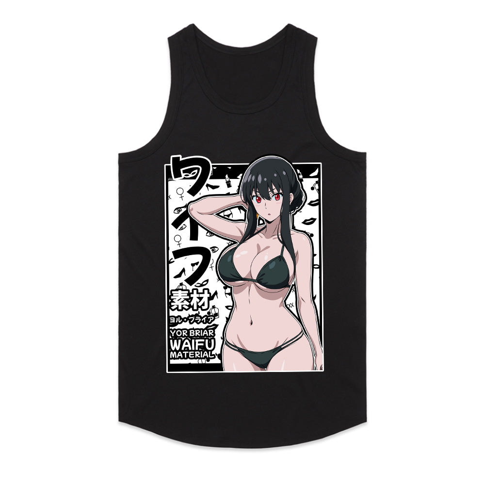 Yor Briar Waifu Material T-Shirt – Spy x Family Anime Aesthetic