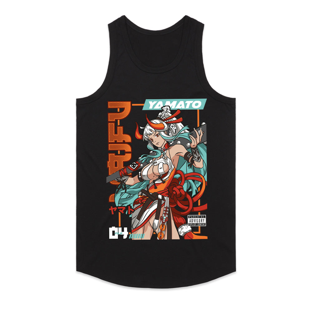 Yamato One Piece Waifu T-Shirt – Bold Samurai Warrior Anime Design