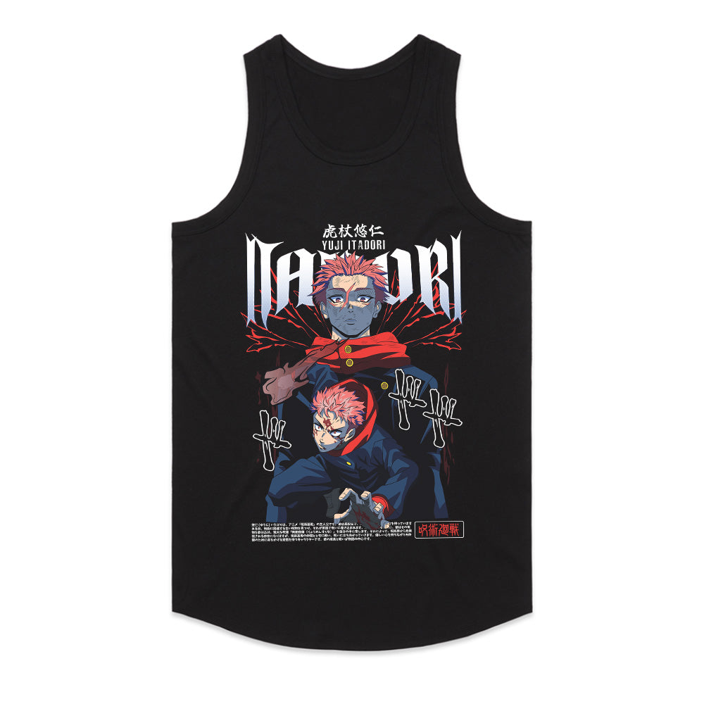 Yuji Itadori & Sukuna Cursed Energy T-Shirt – Jujutsu Kaisen Anime Power