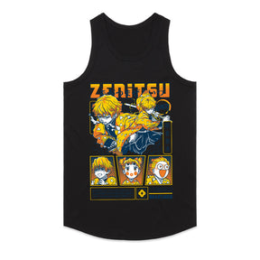 Zenitsu Agatsuma Thunder Breathing Anime Graphic T-Shirt – Dynamic Manga Design