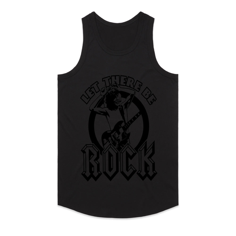 AC/DC "Let There Be Rock" Vintage-Inspired Blackout T-Shirt