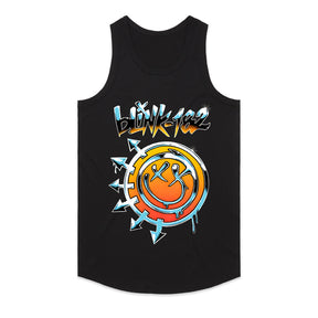 Blink-182 Retro Graffiti Style T-Shirt – Vibrant Logo Design