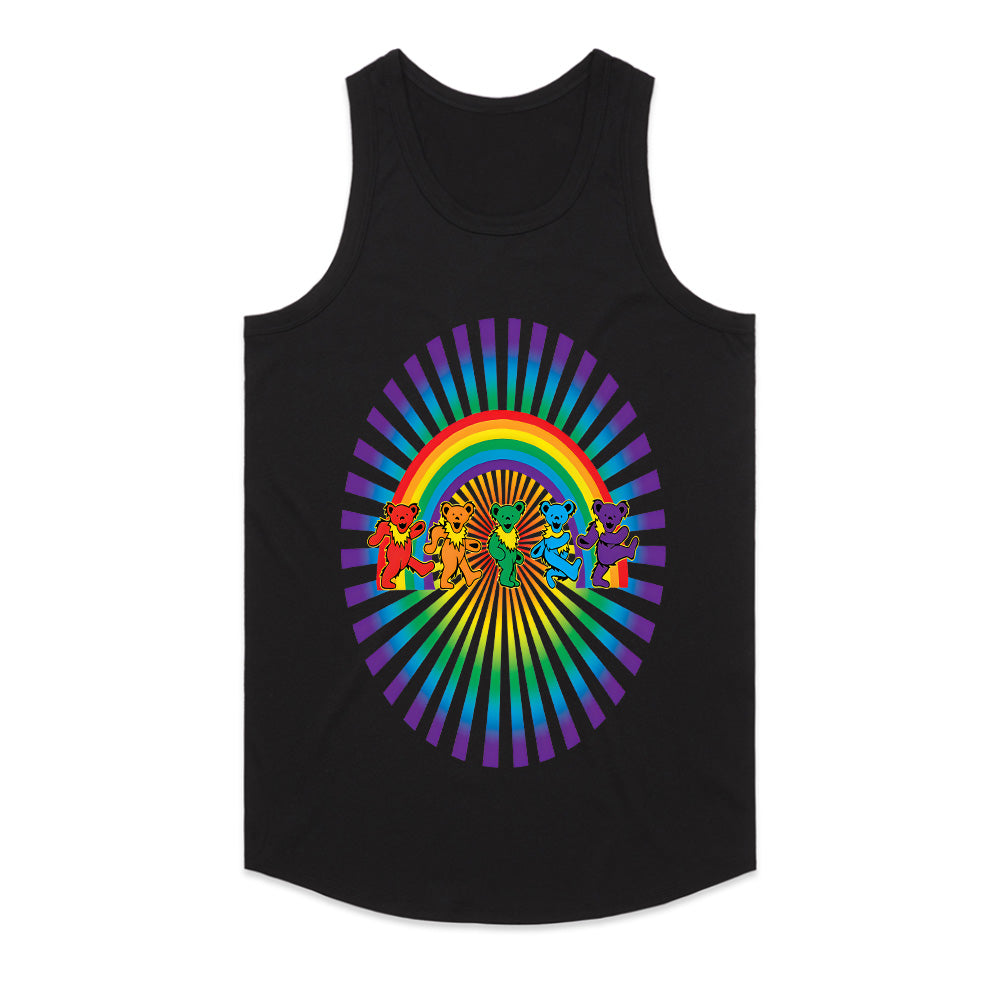 Grateful Dead Dancing Bears Rainbow Psychedelic T-Shirt