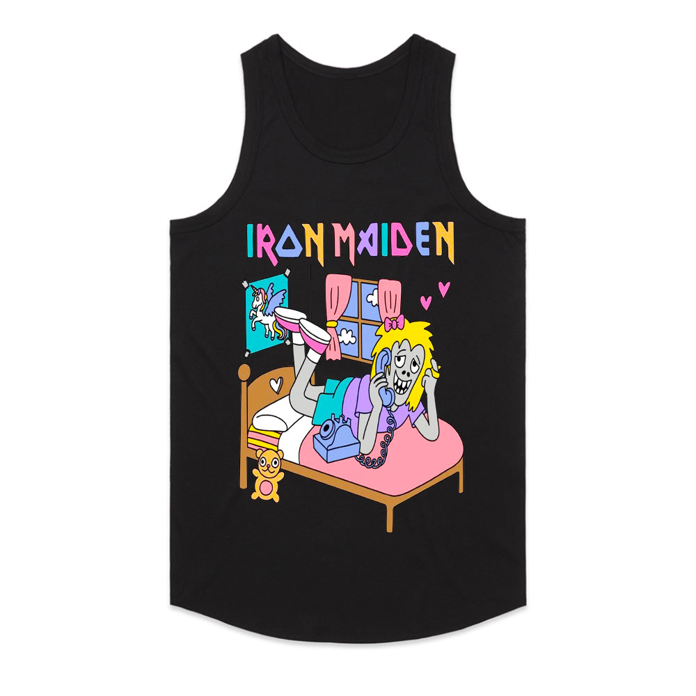 Iron Maiden Eddie Pastel Parody T-Shirt – Fun & Retro Cartoon Metal Tee