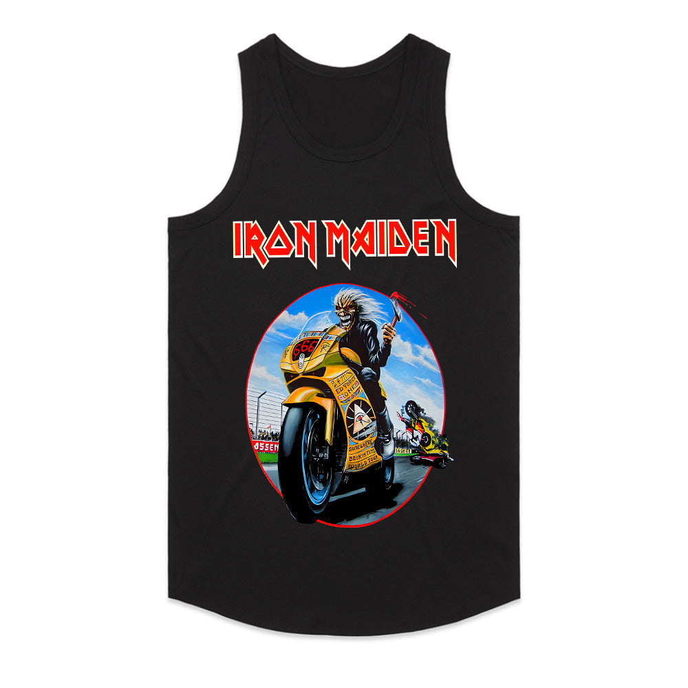 Iron Maiden Eddie Moto Racer T-Shirt – Heavy Metal Speed Demon Tee