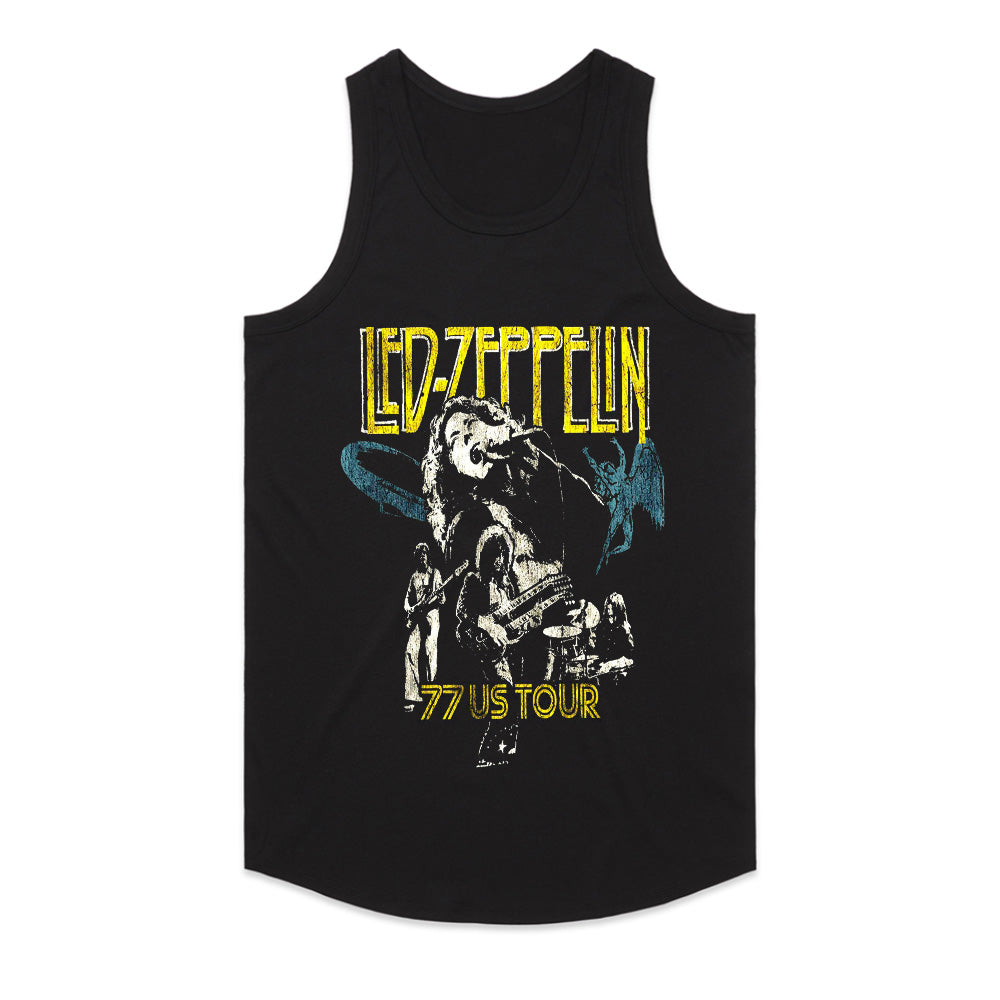 Led Zeppelin 1977 US Tour T-Shirt – Vintage Concert Tribute