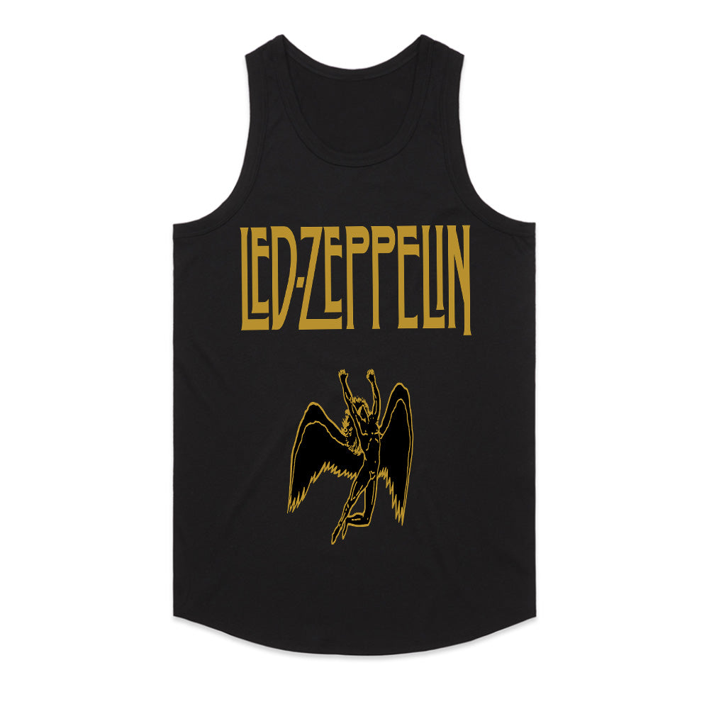 Classic Led Zeppelin T-Shirt – Iconic Band Logo & Angelic Figure