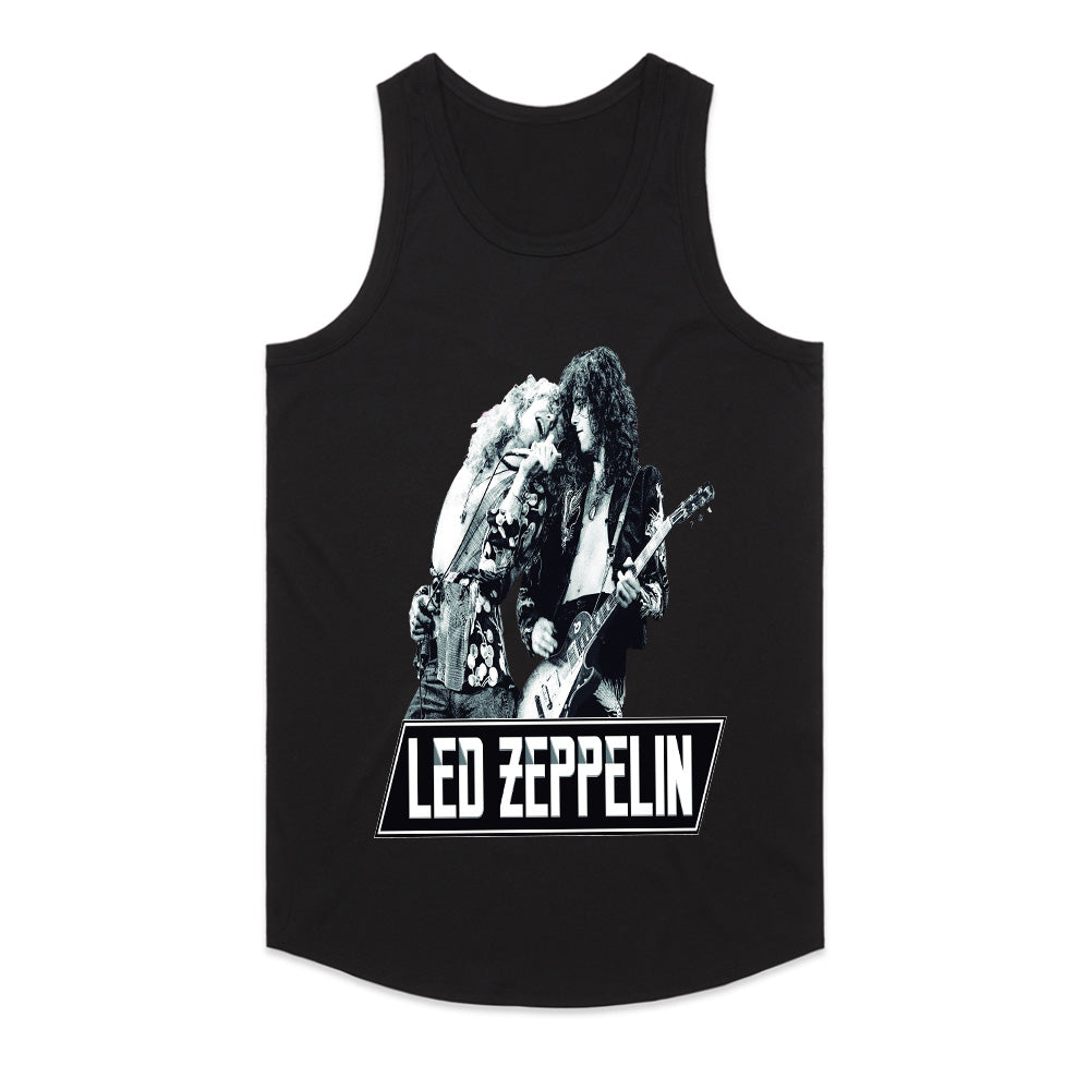 Led Zeppelin Classic Rock Duo T-Shirt – Iconic Live Performance Tribute