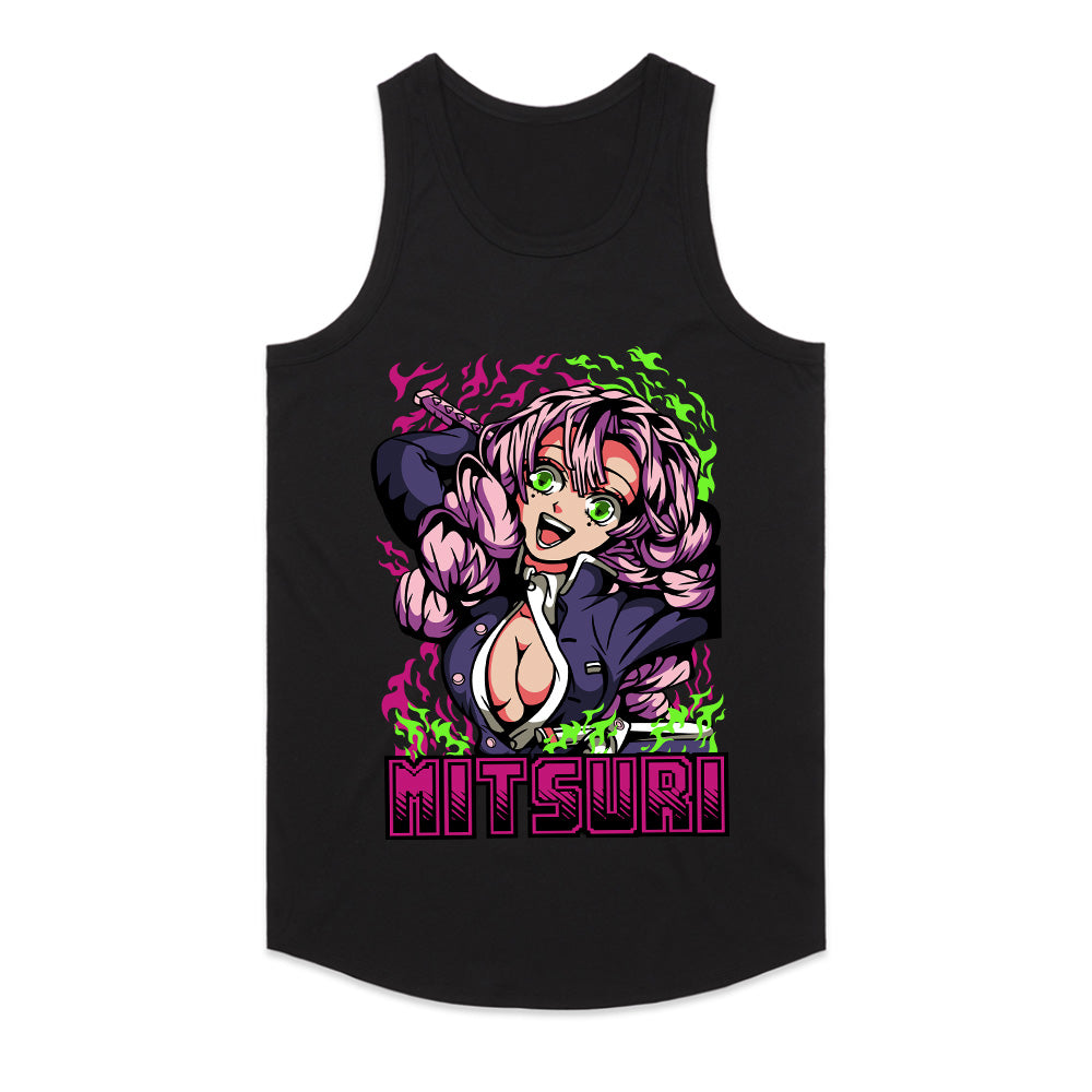 Mitsuri Kanroji "Flames of Love" T-Shirt – Bold Demon Slayer Streetwear