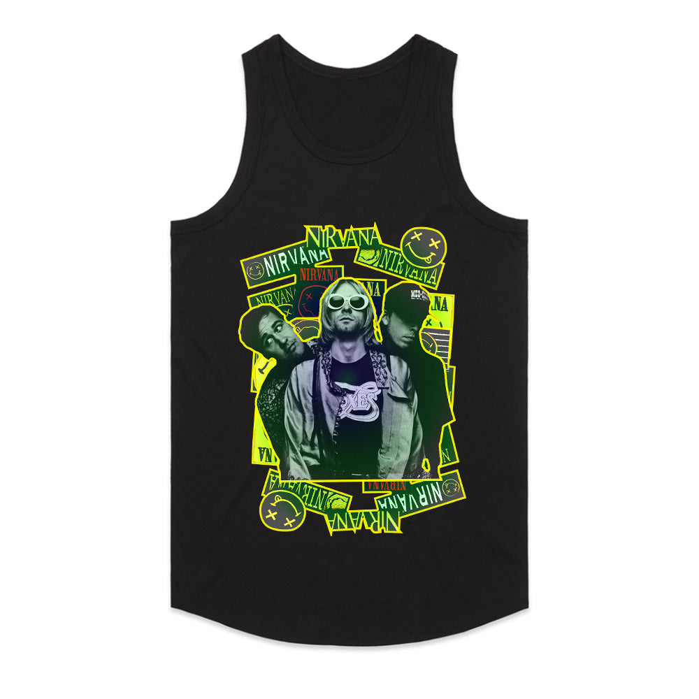 Nirvana Neon Grunge Band T-Shirt – Vintage 90s Rock Tribute