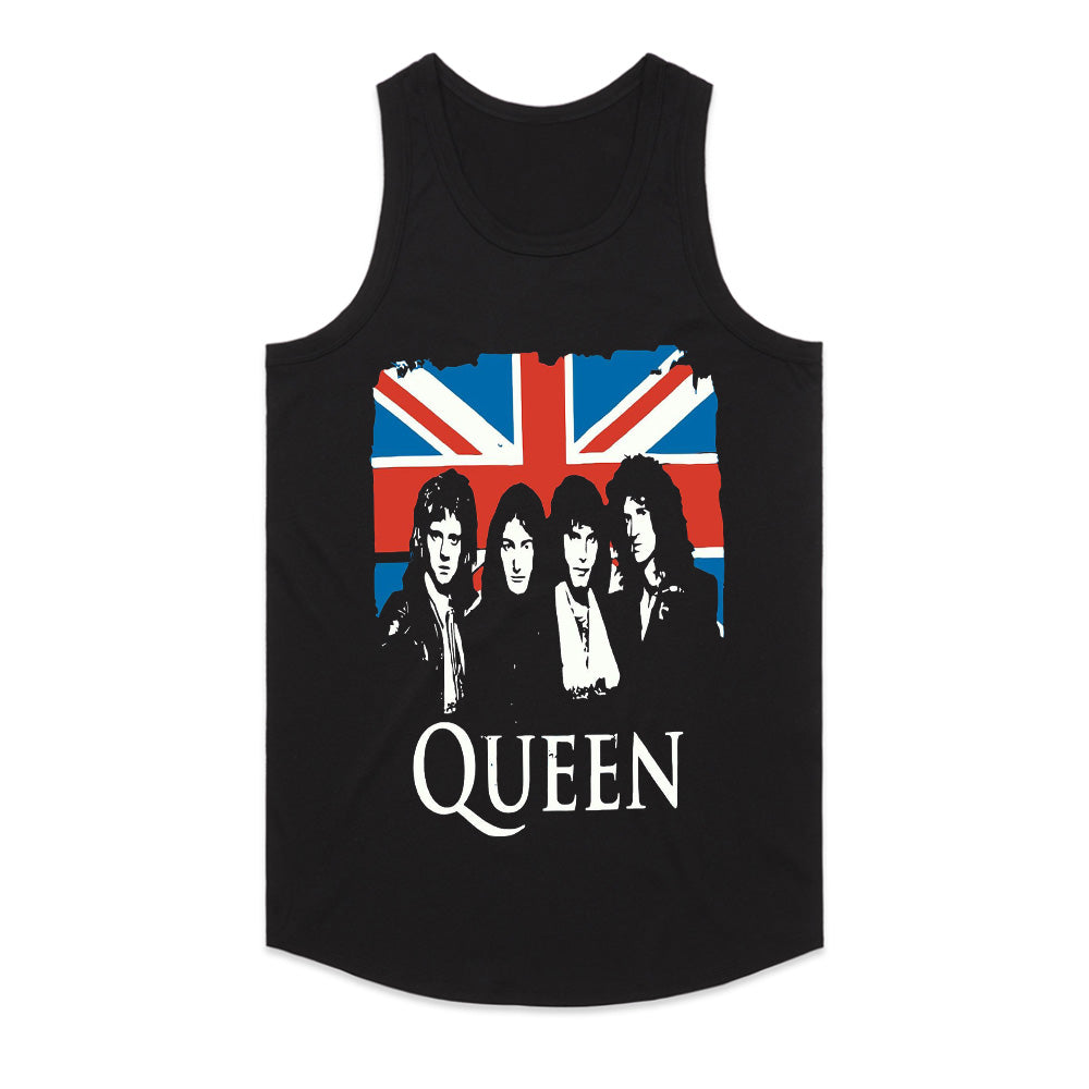 Queen Union Jack T-Shirt – Classic British Rock Tribute