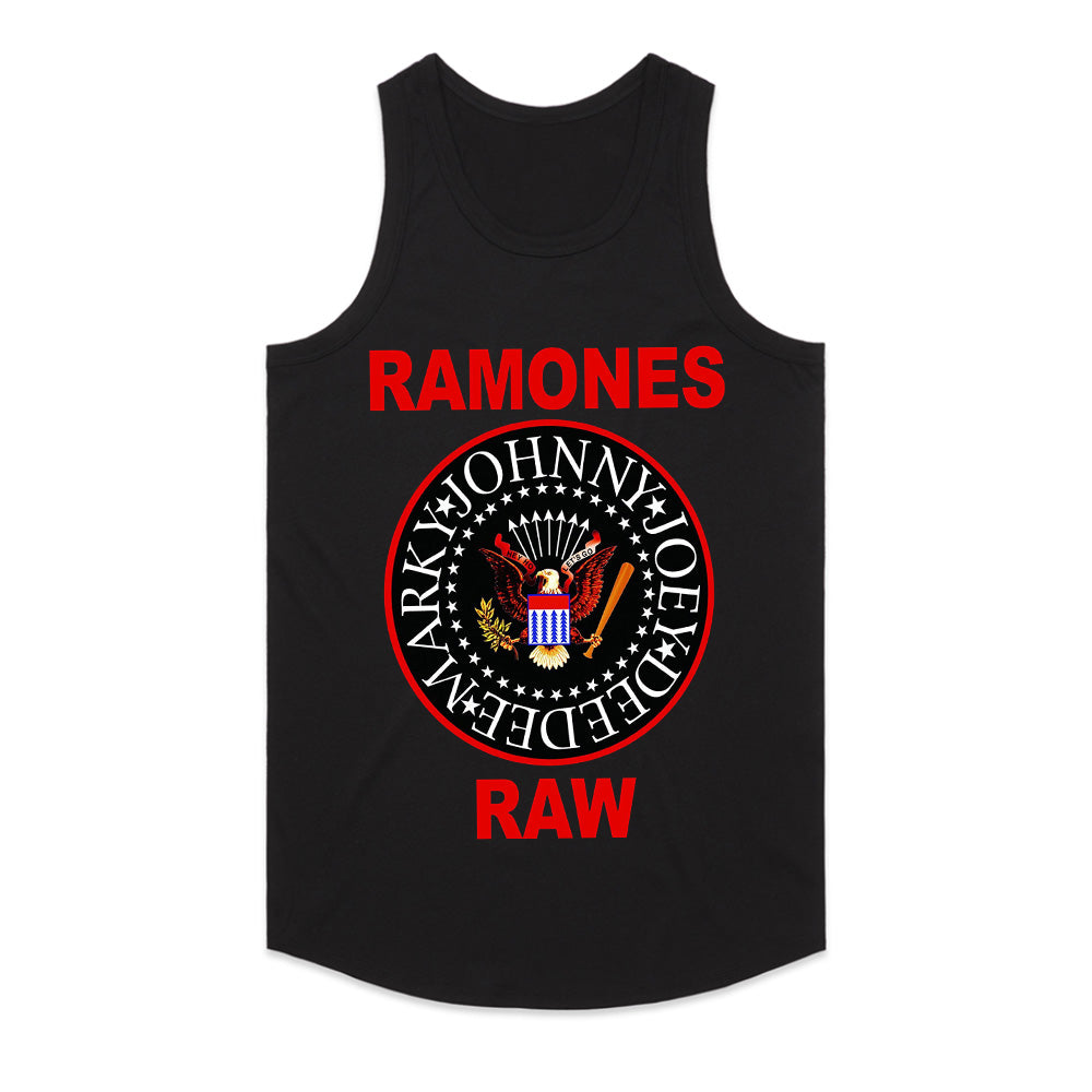 Ramones "Raw" T-Shirt – Classic Punk Rock Eagle Logo Tee