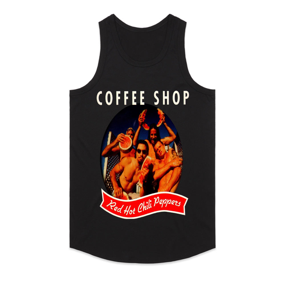 Red Hot Chili Peppers "Coffee Shop" T-Shirt – Vintage Funk Rock Band Tee