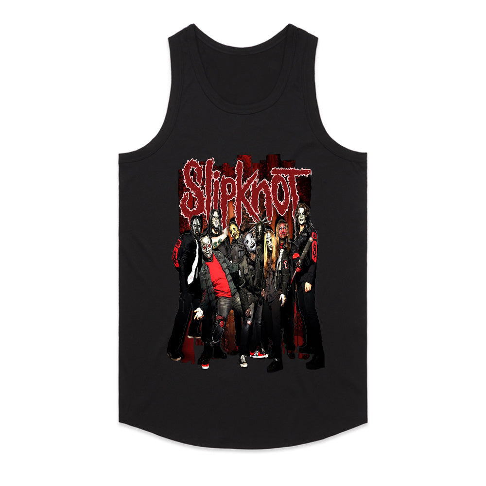 Slipknot Full Band Group Photo T-Shirt – Heavy Metal Legends
