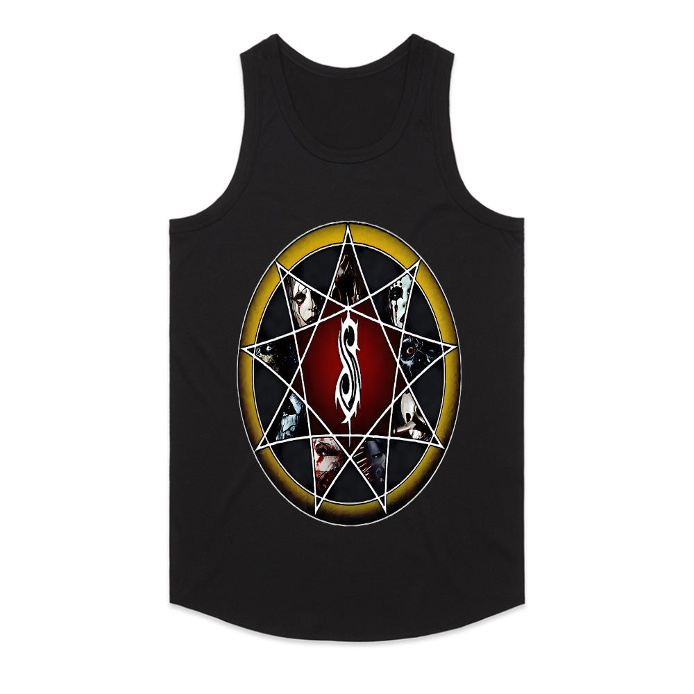 Slipknot Band Members Heptagram Sigil T-Shirt – Iconic Metal Design