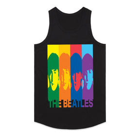 The Beatles "Pop Art Rainbow" T-Shirt – Vibrant Retro Rock Tribute Tee
