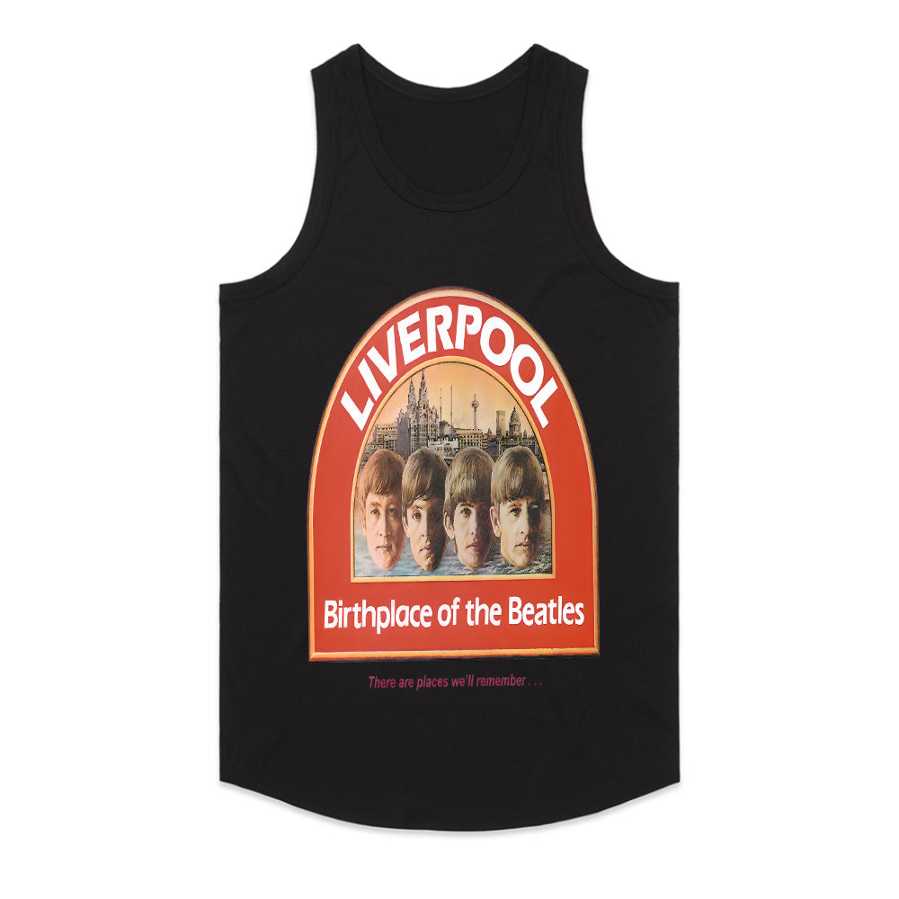 The Beatles "Liverpool Birthplace" Vintage T-Shirt – Classic Rock Heritage Tribute