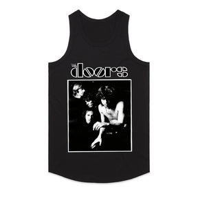 The Doors Classic Black & White Band Photo T-Shirt – Vintage Rock Tribute