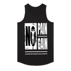 "No Pain No Gain" Gym T-Shirt – Motivational Workout Tee for Fitness & Bodybuilding