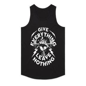 "Give Everything, Leave Nothing" Gym Motivation T-Shirt – Hardcore Fitness Apparel