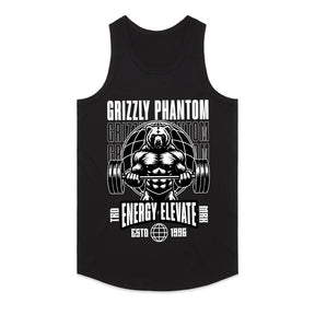 "Grizzly Phantom" Powerlifting Bear Gym T-Shirt – Strength & Elevation