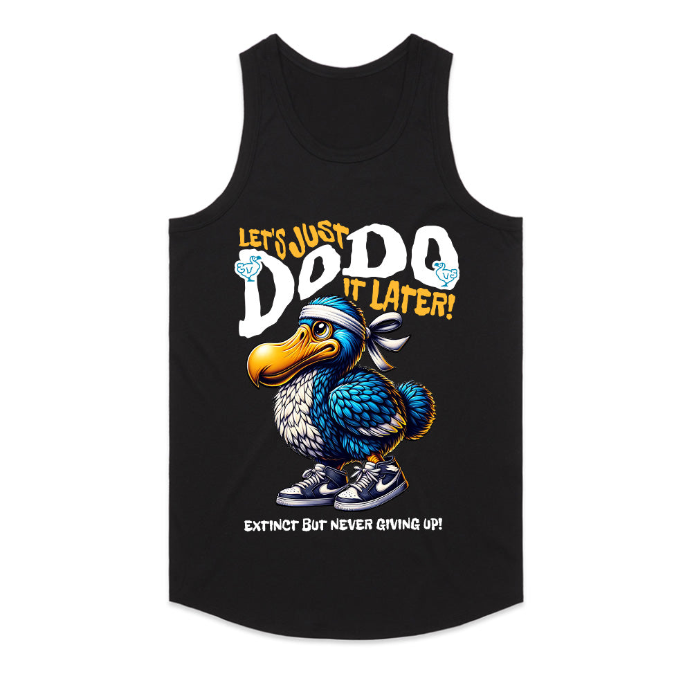 "Let’s Just DODO It Later!" Funny Workout T-Shirt – Extinct But Never Giving Up!