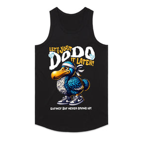 "Let’s Just DODO It Later!" Funny Workout T-Shirt – Extinct But Never Giving Up!