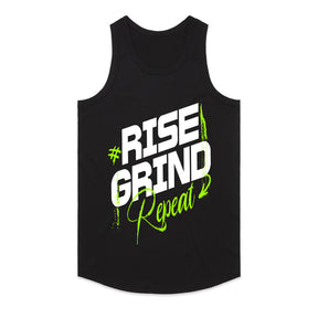 "Rise Grind Repeat" Motivational Workout T-Shirt
