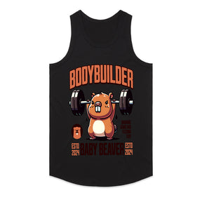 "Bodybuilder Baby Beaver" Funny Gym T-Shirt – Lift Like a Beast
