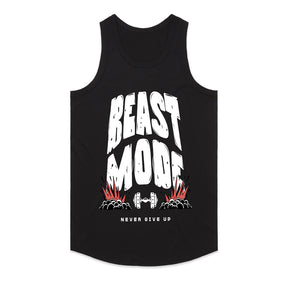 "Beast Mode - Never Give Up" Motivational Gym T-Shirt
