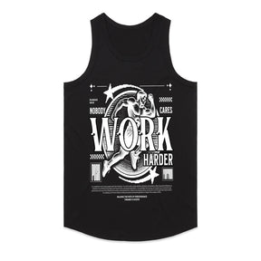 "Nobody Cares, Work Harder" Motivational Gym T-Shirt – Hustle & Grind