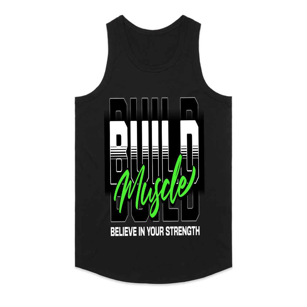 "Build Muscle" Motivational Gym T-Shirt – Believe in Your Strength
