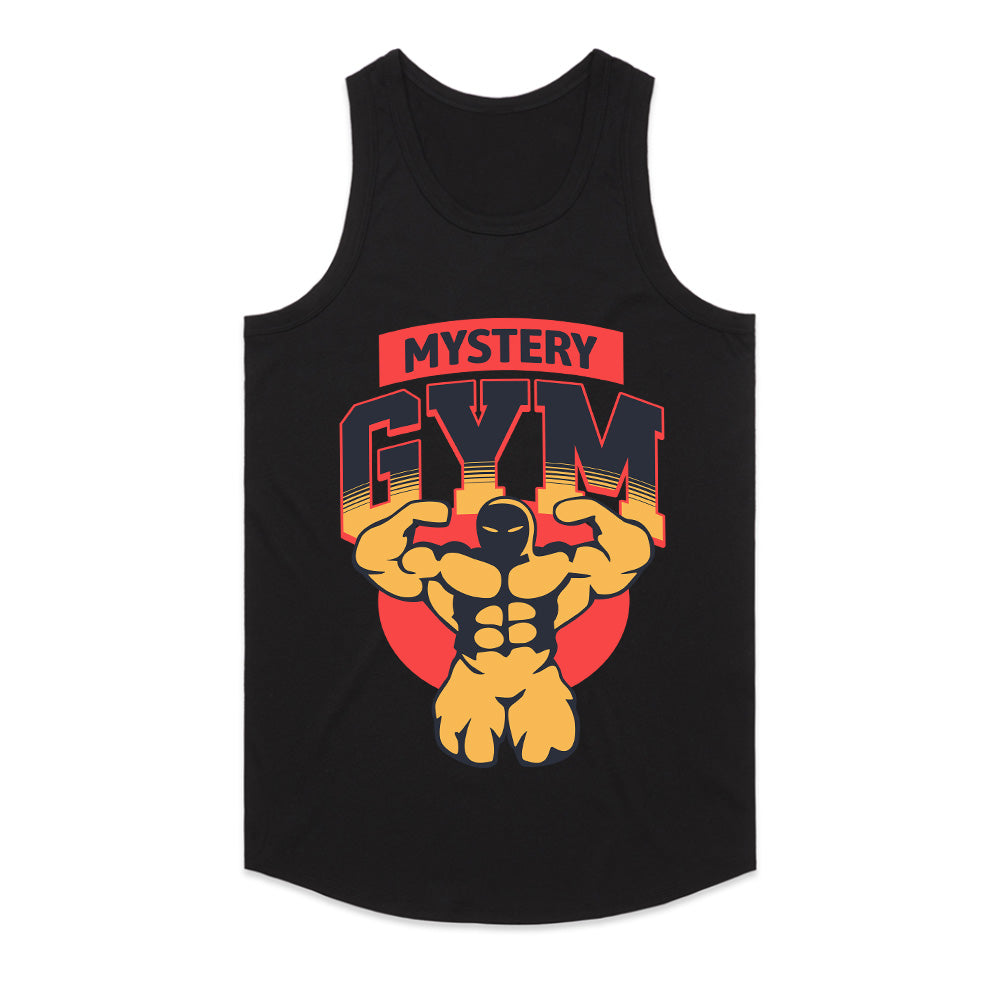 "Mystery Gym" Muscle-Building T-Shirt – Bold Fitness & Bodybuilding Tee