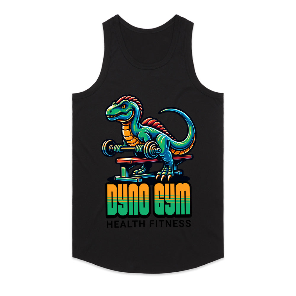 "Dyno Gym" Dinosaur Fitness T-Shirt – Fun & Motivational Workout Tee