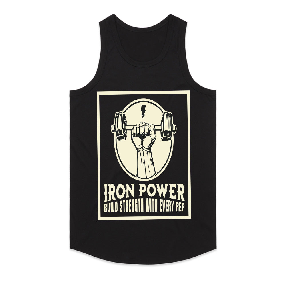 "Iron Power" Strength Training Gym T-Shirt – Build Strength with Every Rep