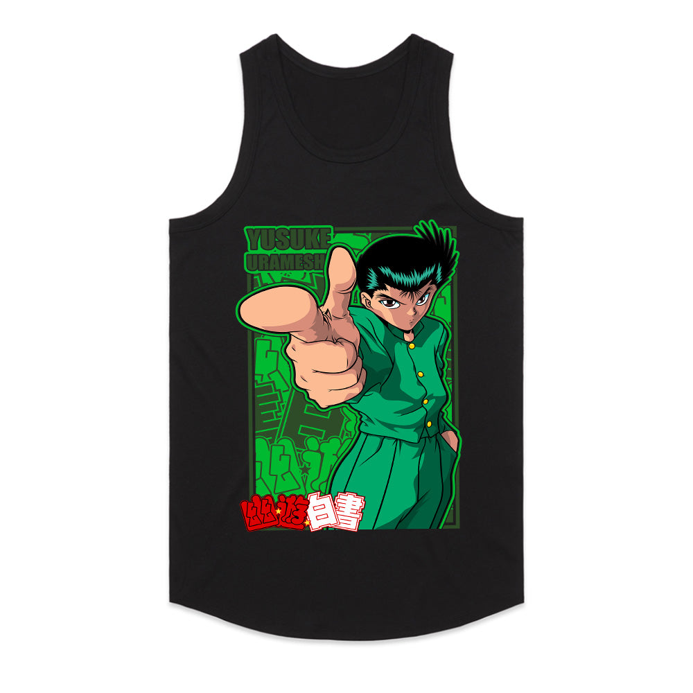 Yusuke Urameshi Spirit Gun T-Shirt – Classic Yu Yu Hakusho Anime Design