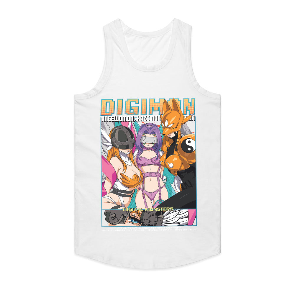 Digimon Digital Queens T-Shirt – Angewomon, Kazemon, & Renamon