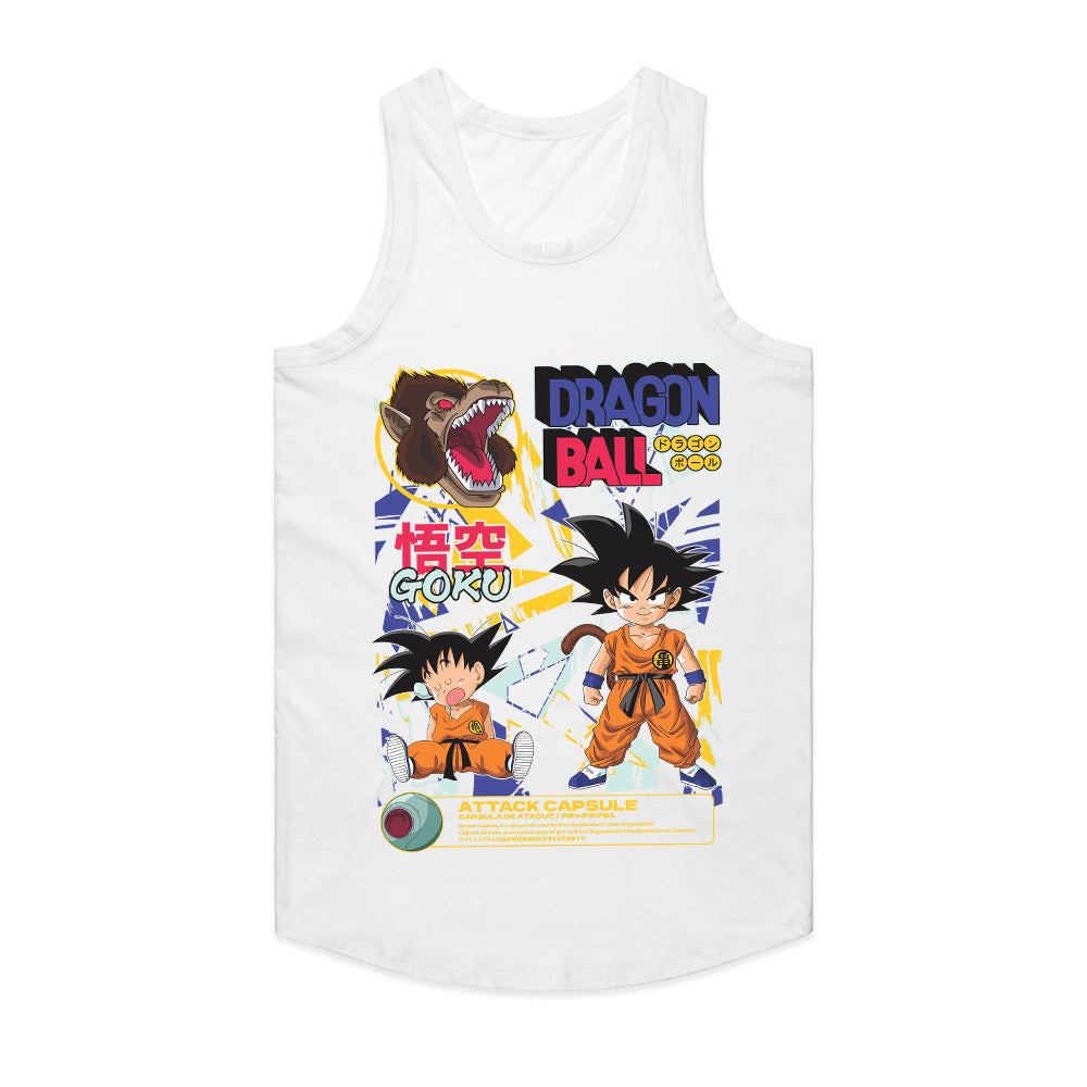 Kid Goku & Great Ape T-Shirt – Retro Dragon Ball Adventure