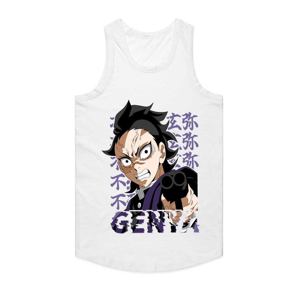 Genya Shinazugawa T-Shirt – Demon Slayer Fierce Warrior