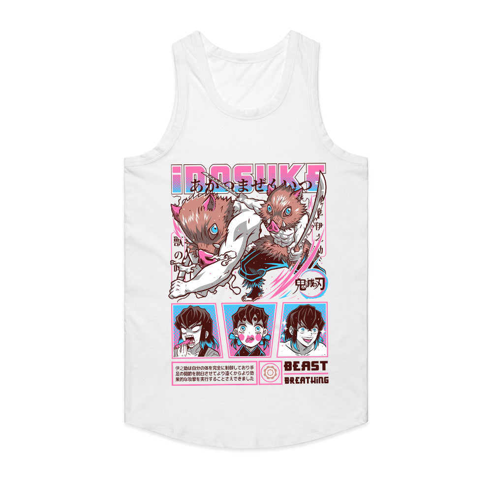 Inosuke Hashibira Beast Breathing Action T-Shirt – Demon Slayer Edition