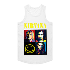 Nirvana Pop Art Tribute T-Shirt – Colorful Grunge Rock Design