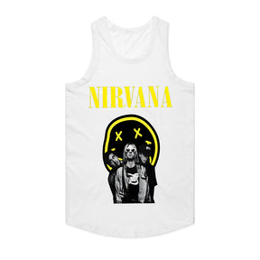 Nirvana Classic Band T-Shirt – Smiley Face & Iconic Trio Design