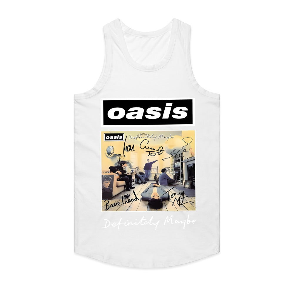 Oasis "Definitely Maybe" Album Cover T-Shirt – Signed Edition Tribute