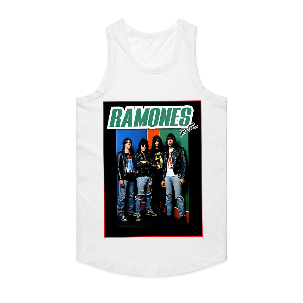 Ramones "For All" T-Shirt – Vintage Punk Rock Band Photo Tee