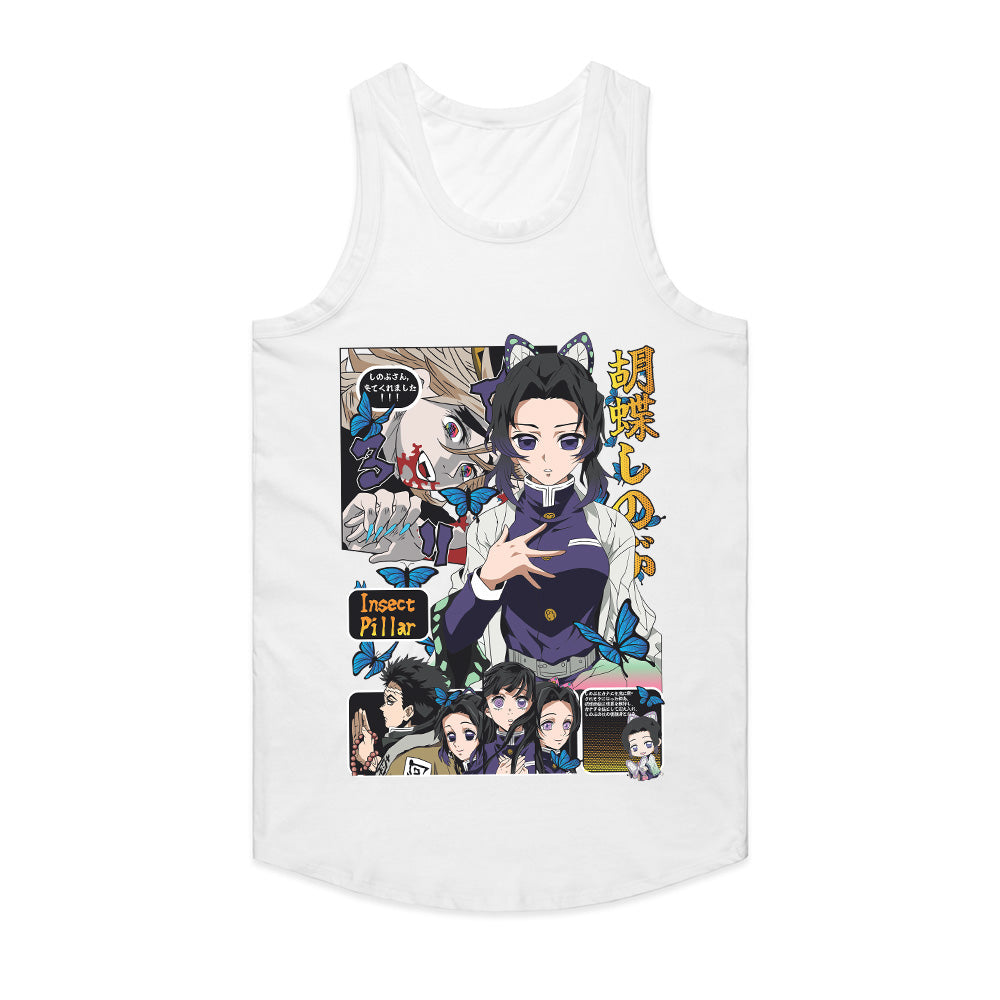 Shinobu Kocho Insect Pillar T-Shirt – Demon Slayer Manga Panel Design