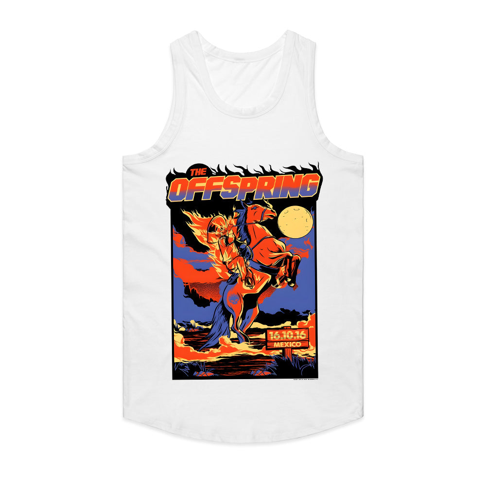 The Offspring "Flaming Rider" Mexico 2016 Concert Tour T-Shirt